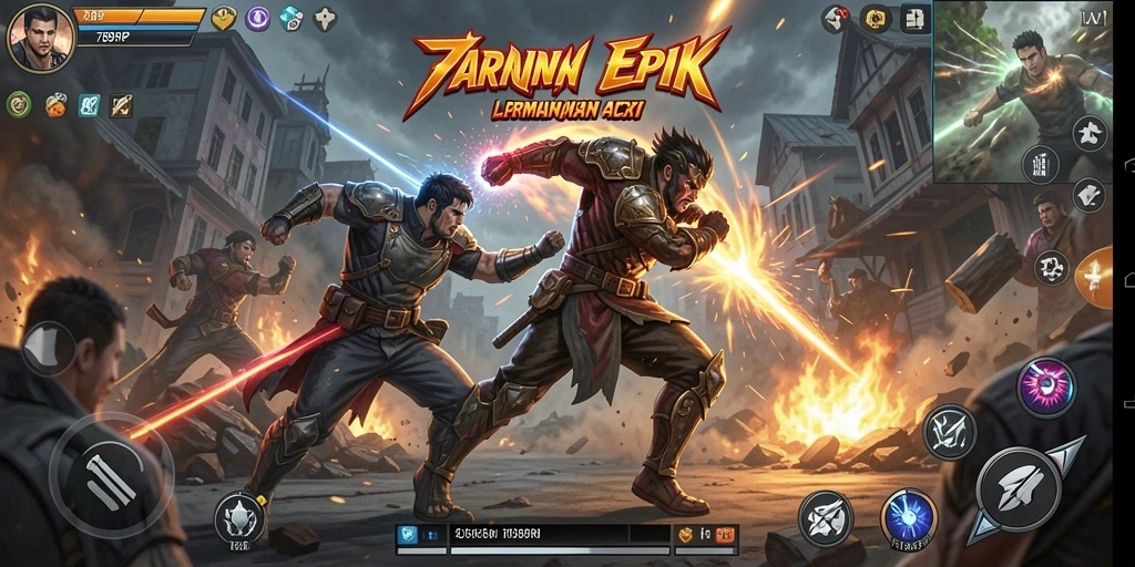 Tampilan seru dan mendebarkan dari gameplay 789RP.