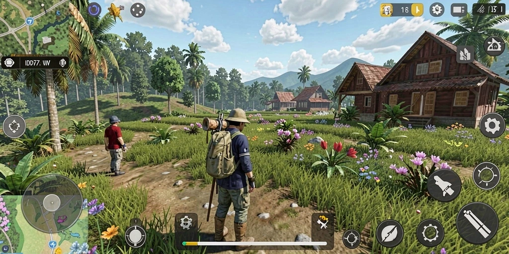 Tampilan gameplay IDR77 yang menarik dan penuh warna.