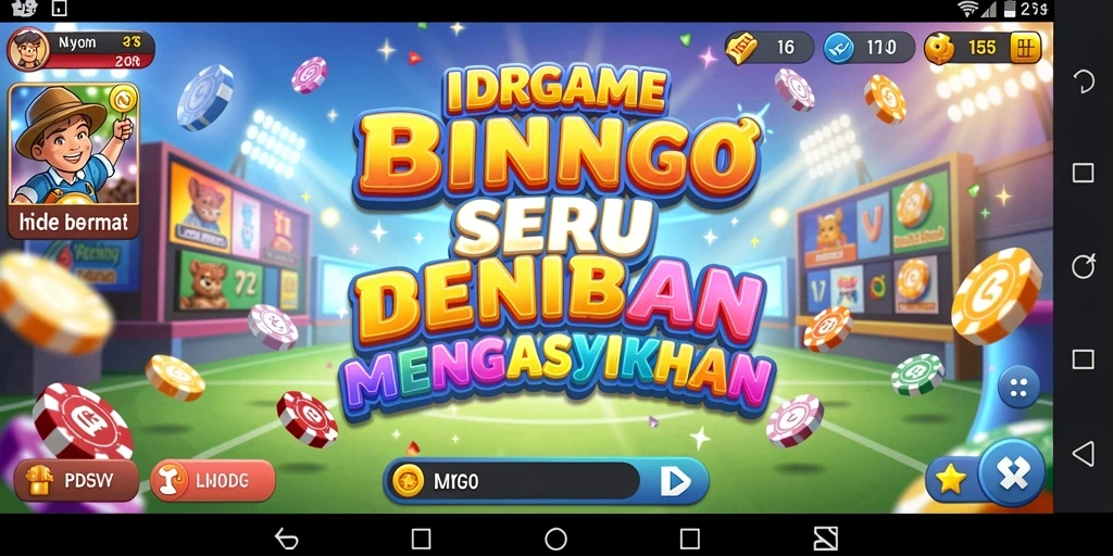 Tampilan gameplay seru dalam IDRGAME Bingo.