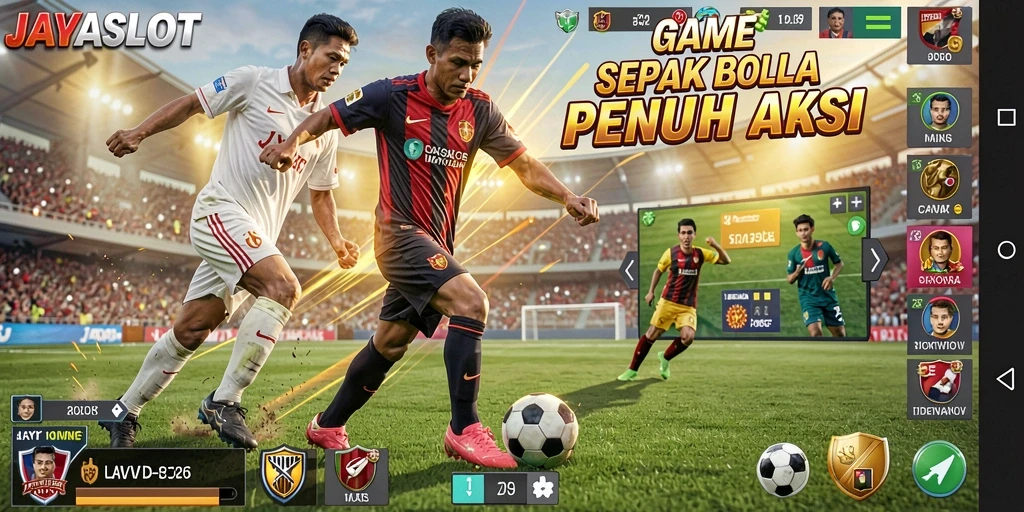 Tampilan gameplay seru dan menegangkan dalam JAYASLOT.