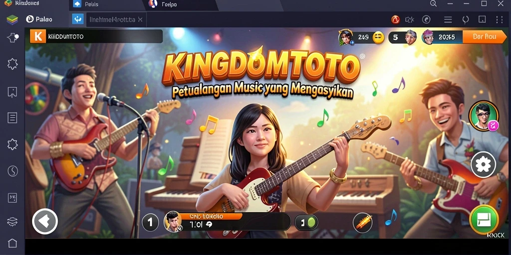 Tampilan gameplay KINGDOMTOTO yang menawan dan penuh warna.