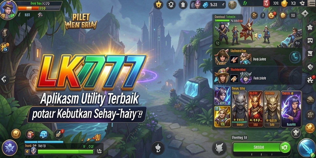 Tampilan antarmuka LK777 yang sederhana dan intuitif.