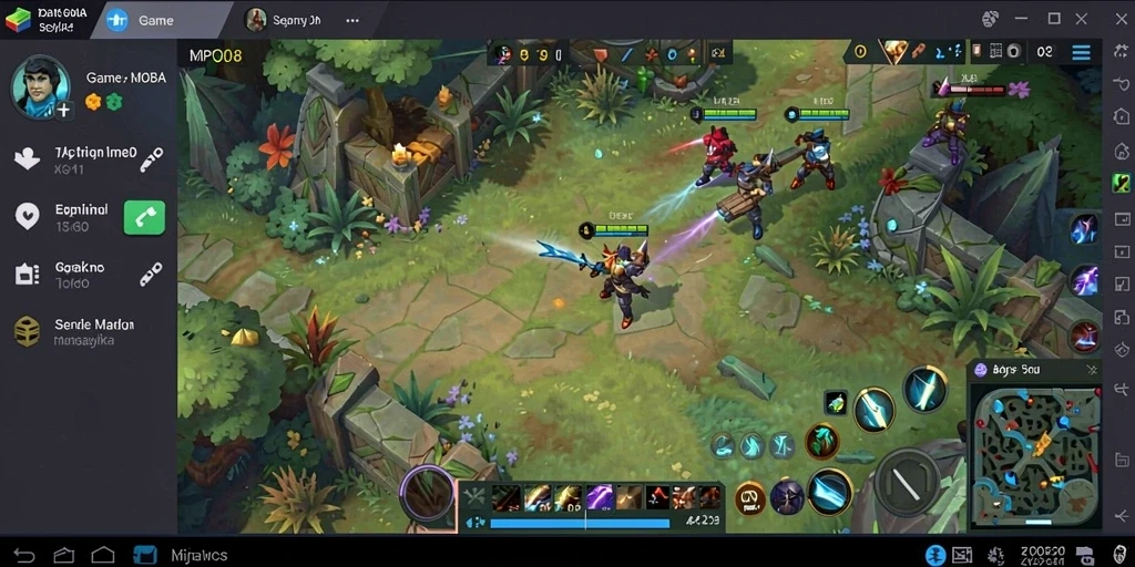 Tampilan menarik dari gameplay seru MPO08 saat pertandingan berlangsung.