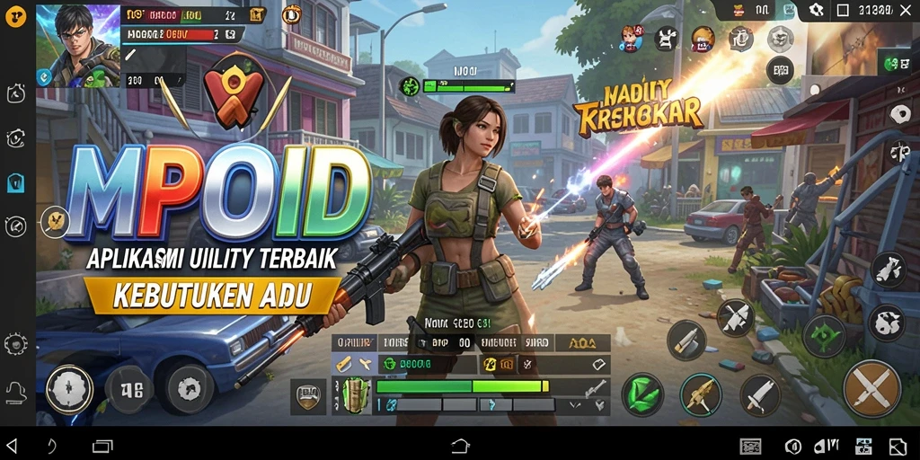 Screenshot MPOID menampilkan alat Utility yang membantu pengguna.