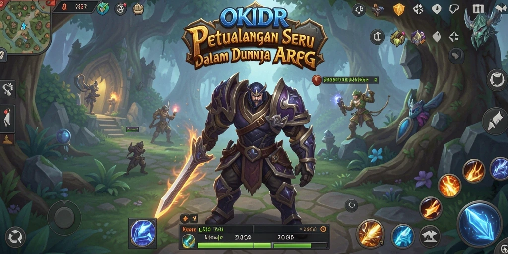 Tampilan screenshot gameplay ARPG OKIDR yang mendebarkan.