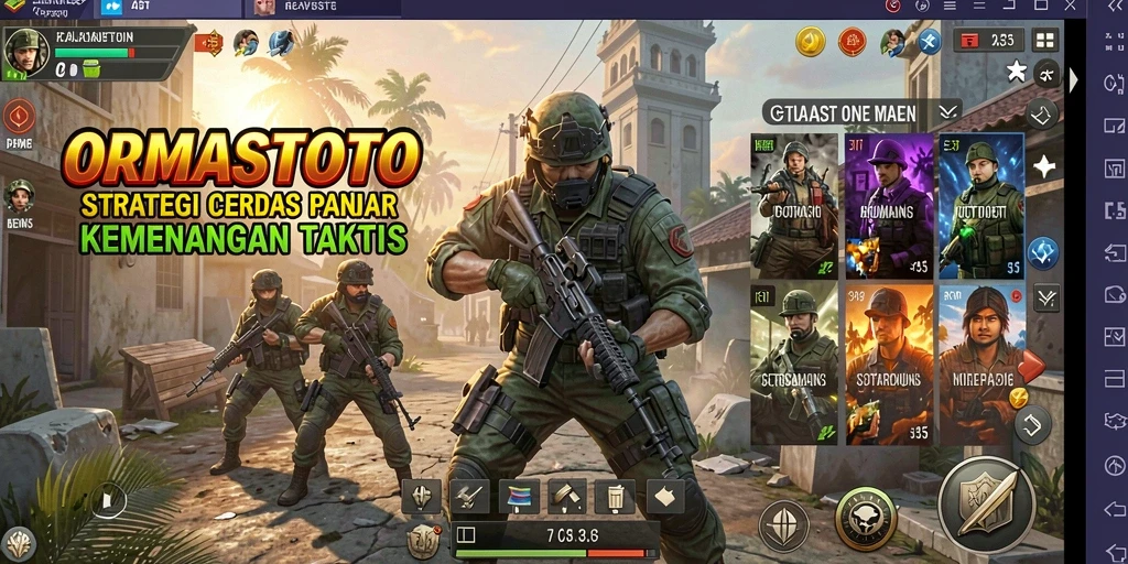 Tangkapan layar ORMASSTOTO menunjukkan aksi pertempuran strategis yang mendebarkan.
