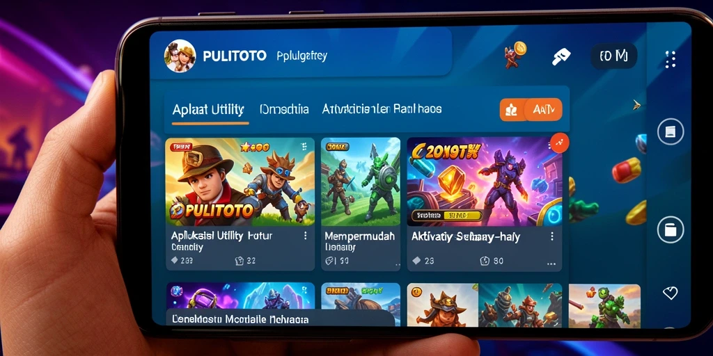 Tampilan antarmuka PULITOTO yang sederhana dan ramah pengguna.