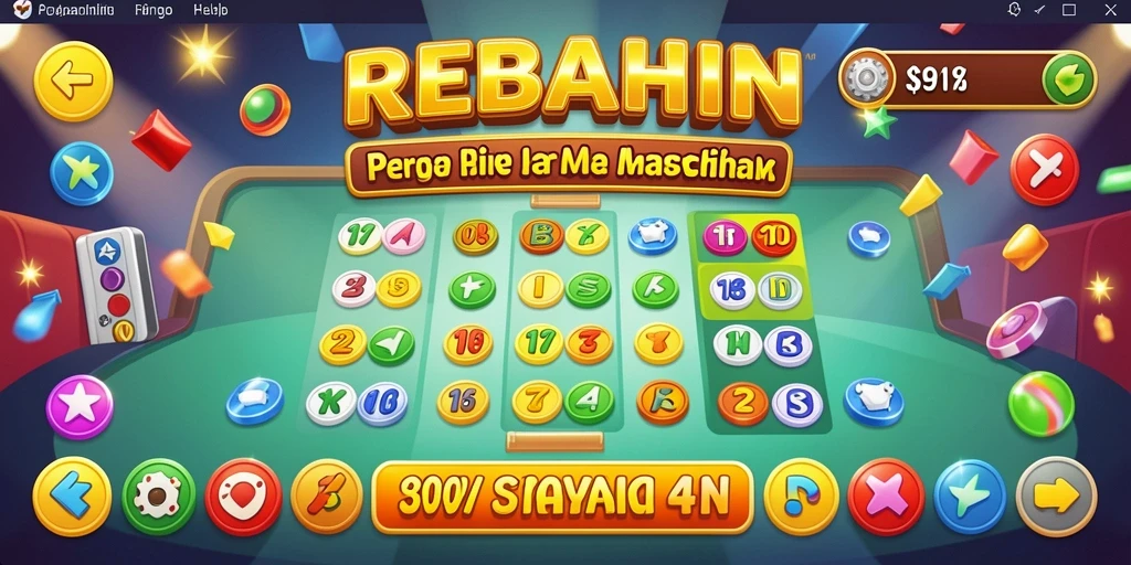 Tampilan gameplay Bingo yang mengasyikkan di REBAHIN.