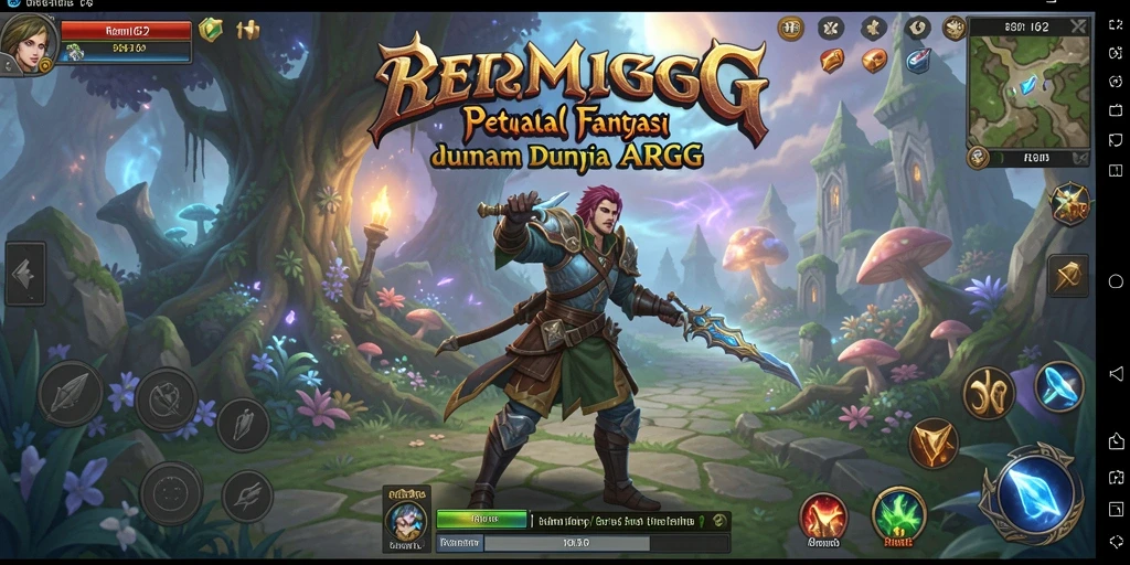 Tampilan screenshot REMI62 menunjukkan aksi pertempuran yang menegangkan dalam dunia ARPG.