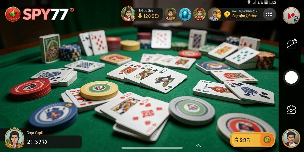 Tampilan menarik dari gameplay Gaple di SPY77.