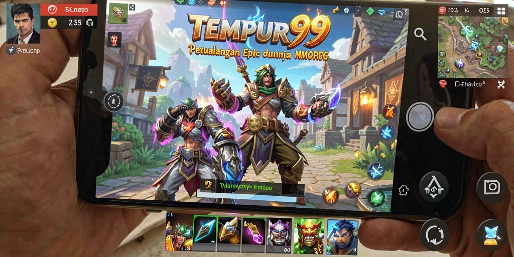 Screenshot TEMPUR99 menampilkan aksi seru dalam dunia MMORPG yang menakjubkan.