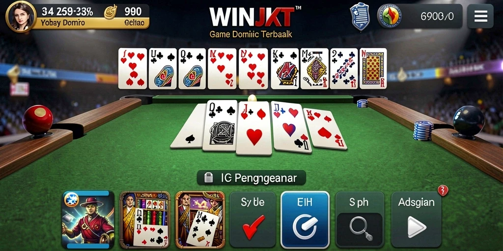 Gameplay seru WINJKT dengan teman-teman di Domino.