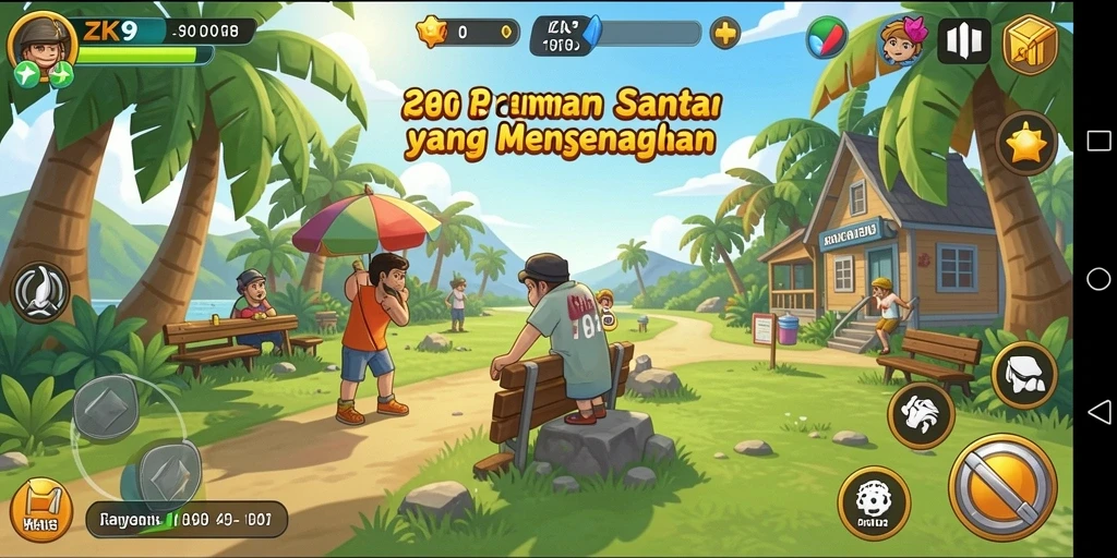 Tampilan menarik dari gameplay ZK9 yang membuat pemain betah.